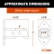 CURT hitch accessory wall mount for secure storage of towing tools