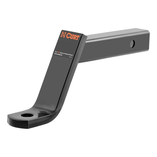 CURT class 3 ball mount with black powder coat, 2 inch shank, for towing heavy-duty trailers