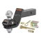 CURT RockerBall cushion hitch with ShockDrop technology attached to trailer hitch.