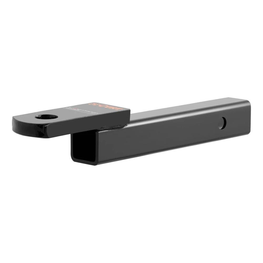 CURT Class 3 Ball Mount with glossy black finish on a towing vehicle