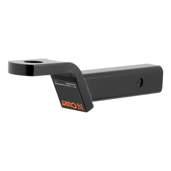 CURT Class 4 ball mount featuring 2" x 2" shank and gloss black powder coat finish.