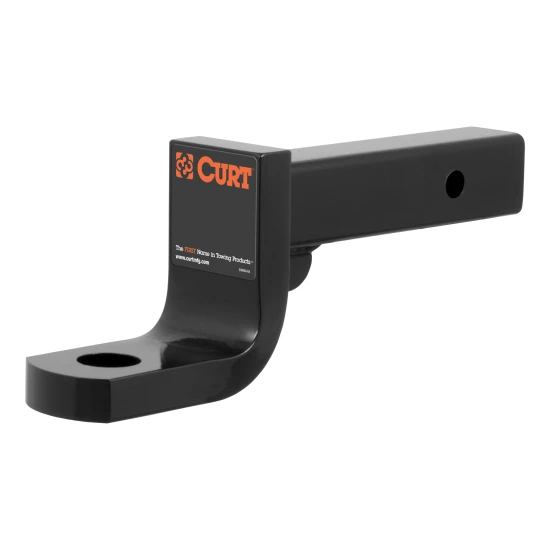 CURT class 4 ball mount with solid steel shank and durable powder coat finish