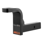 CURT heavy-duty ball mount with 6 inch drop and gloss black finish