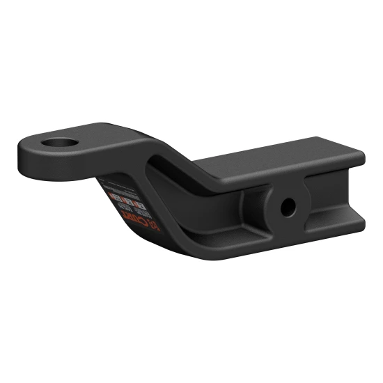 CURT ball mount with 3 inch shank, forged steel, 21,000 lbs GTW rating, and carbide finish