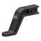 CURT industrial duty ball mount with 3" shank, 8" drop, carbide finish, rated 21,000 lbs GTW.