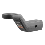 CURT forged ball mount with 20,000 lbs towing capacity, black carbide finish