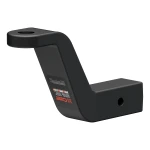 CURT forged ball mount capable of towing up to 20,000 lbs with durable carbide finish