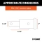 CURT hitch adapter converting 1-1/4" receiver to 2", extends 6-1/4 inches