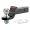 CURT loaded ball mount with factory-torqued 2 inch trailer ball, black finish