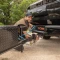 CURT adjustable channel-style dual ball mount with two ball sizes for versatile trailer towing.