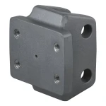 CURT Rebellion XD pintle mount with integrated rubber dampener for vibration resistance and enhanced towing control