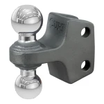 Dual ball replacement for Rebellion XD mount, 2" and 2-5/16" balls, towing accessory