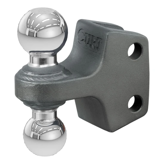 Dual ball replacement for Rebellion XD mount, 2" and 2-5/16" balls, towing accessory