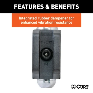 Dual ball replacement for Rebellion XD mount, 2" and 2-5/16" balls, towing accessory