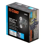 Dual ball replacement for Rebellion XD mount, 2" and 2-5/16" balls, towing accessory