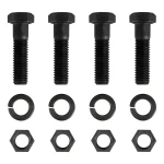 CURT pintle hitch featuring a 60,000 lbs trailer capacity and powder coat finish