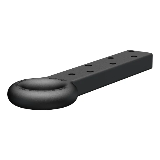 CURT pintle hitch with 3-inch lunette ring and 22,000 lbs GTW capacity