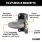CURT pintle hitch with lunette eye kit featuring adjustable height and forged steel construction