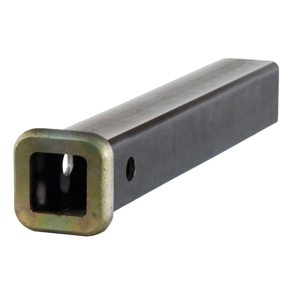 CURT raw finish steel receiver tube 12 inch, 1-1/4 inch opening for welding