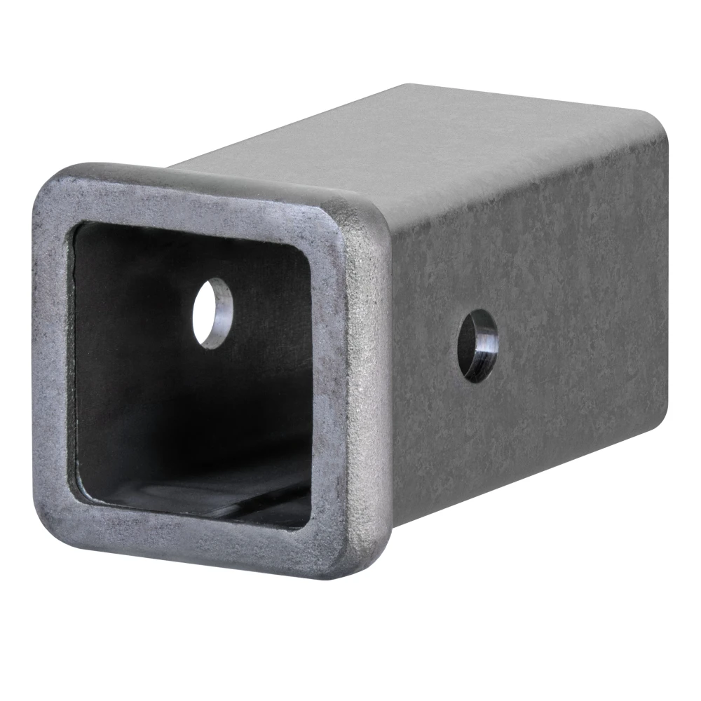 CURT 2-1/2 inch receiver tube with 1/2 inch collar, raw finish for welding