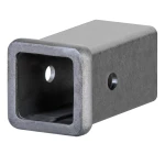 CURT 2-1/2 inch receiver tube with 1/2 inch collar, raw finish for welding