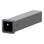 CURT raw steel receiver tubing with a 3x3 opening, suitable for custom towing.