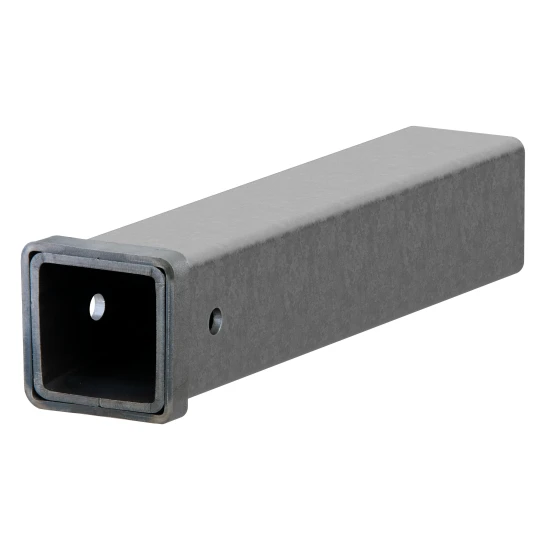CURT raw steel receiver tubing with a 3x3 opening, suitable for custom towing.