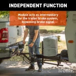 CURT's sway control system enhances towing safety with advanced technology and Bluetooth integration.