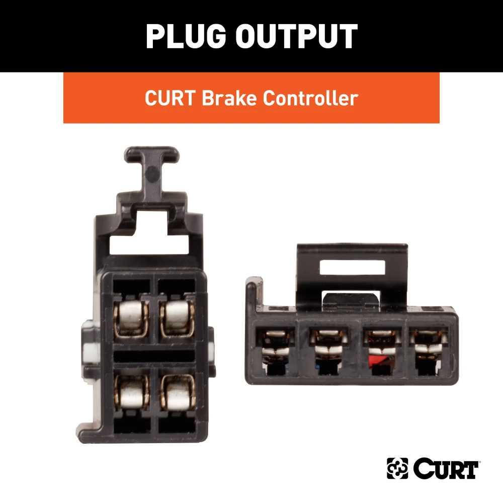 CURT quick plug brake controller harness for easy installation with Tekonsha