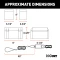CURT breakaway kit showing lockable battery case and nylon switch for trailer safety