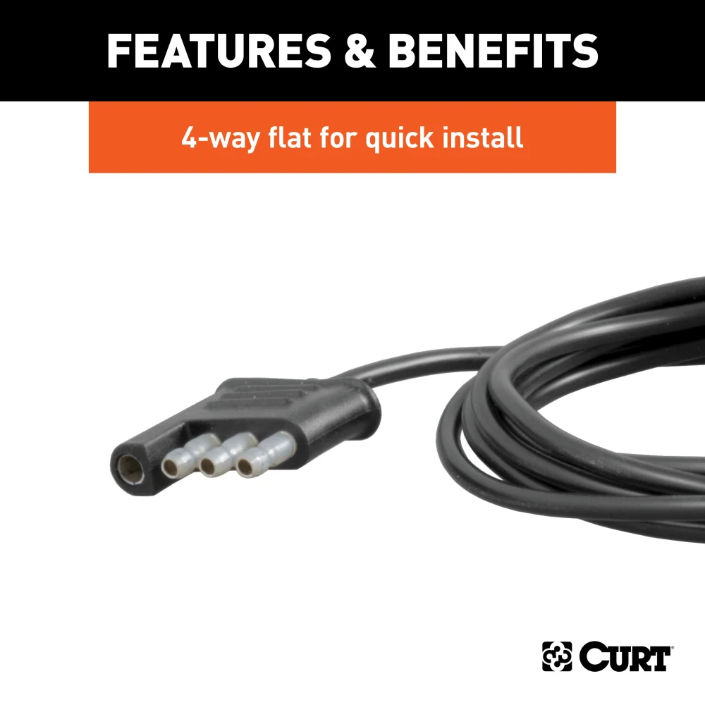 CURT LED indicator lights with 3M adhesive for hitch-mounted use