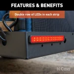CURT LED indicator lights with 3M adhesive for hitch-mounted use