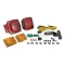 CURT trailer light kit with combination lights, side markers, wiring, and license plate bracket for secure towing.