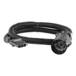 CURT custom wiring connector with 4-way flat socket for trailer wiring