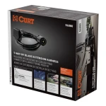 CURT extension harness for 5th wheel and gooseneck trailers with 7-foot length in truck bed