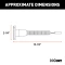 CURT electrical adapter, connects 4-way flat vehicle sockets to 6-way round trailer plugs with diecast construction