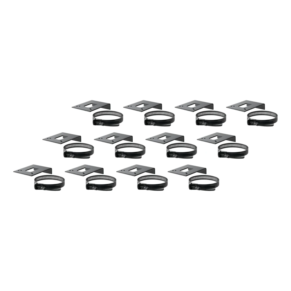 CURT electrical connector brackets package with universal mounting for trailer hitch