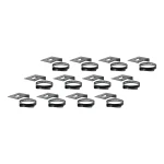 CURT electrical connector brackets package with universal mounting for trailer hitch