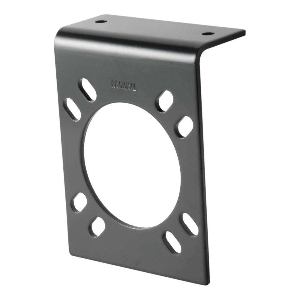 CURT electrical connector brackets for mounting 7-way RV blade sockets securely.
