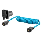 CURT wiring harness extension kit with 7-way RV blade socket for vehicle connection