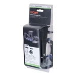 CURT 7-way RV blade connector for trailer with spring-loaded dust cover.