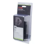 CURT 7-way RV blade connector with a spring-loaded dust cover for reliable trailer connections.