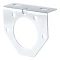 CURT electrical connector bracket for mounting 7-way round sockets on trailer hitches.