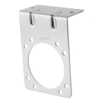 CURT electrical connector bracket for securing 7-way RV sockets on trailer hitch