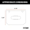 CURT electrical connector bracket securely mounting a 4-way flat socket with a durable black finish