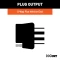 CURT 5-way flat connector for trailers with 60-inch color-coded wire