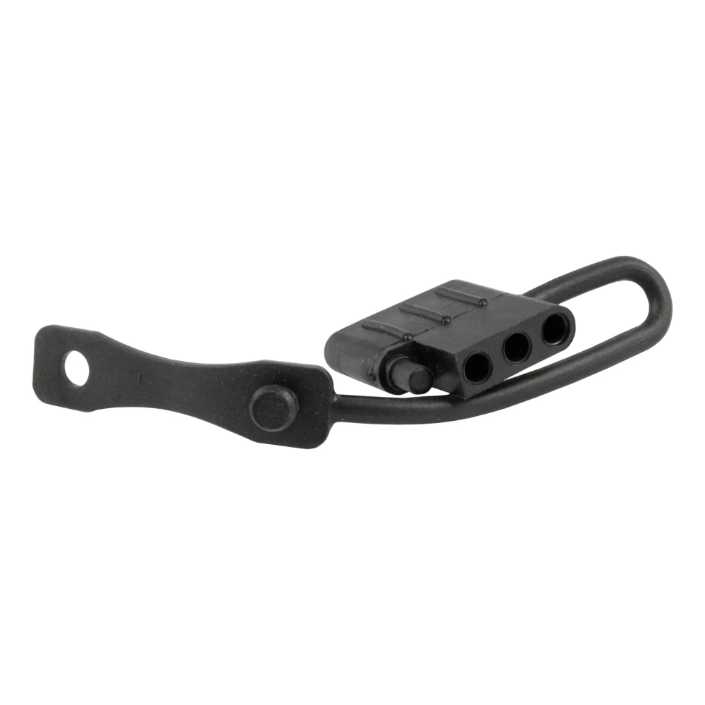 CURT electrical plug cover for 4-way flat connector, durable rubber