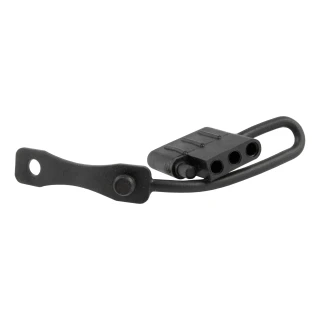 CURT electrical plug cover for 4-way flat connector, durable rubber