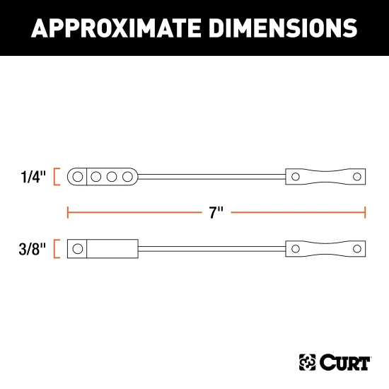 CURT durable rubber connector covers with attachment tabs for trailers
