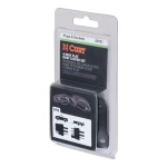 CURT durable rubber connector covers with attachment tabs for trailers